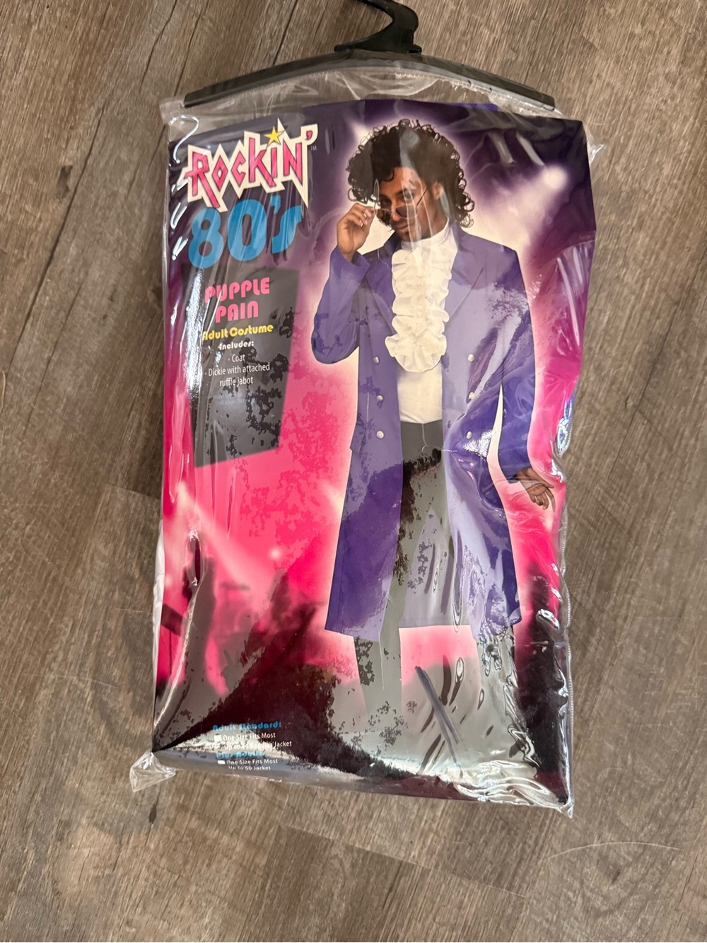 Purple Rockin' 80s Prince-Inspired Costume Coat